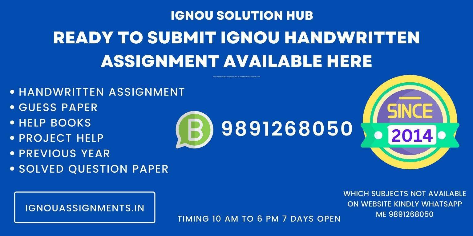 How To Order Ignou Handwritten Assignments All You Need To Know