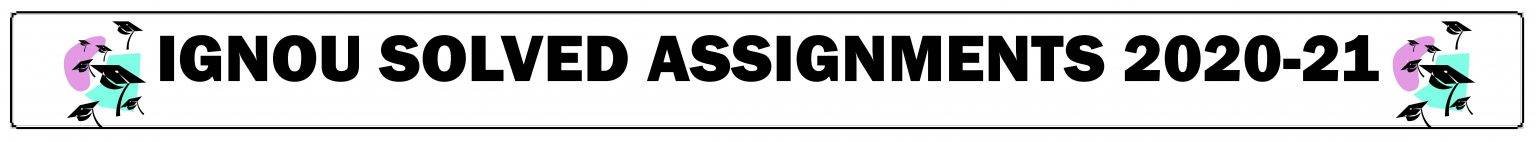 buy ignou solved assignment online