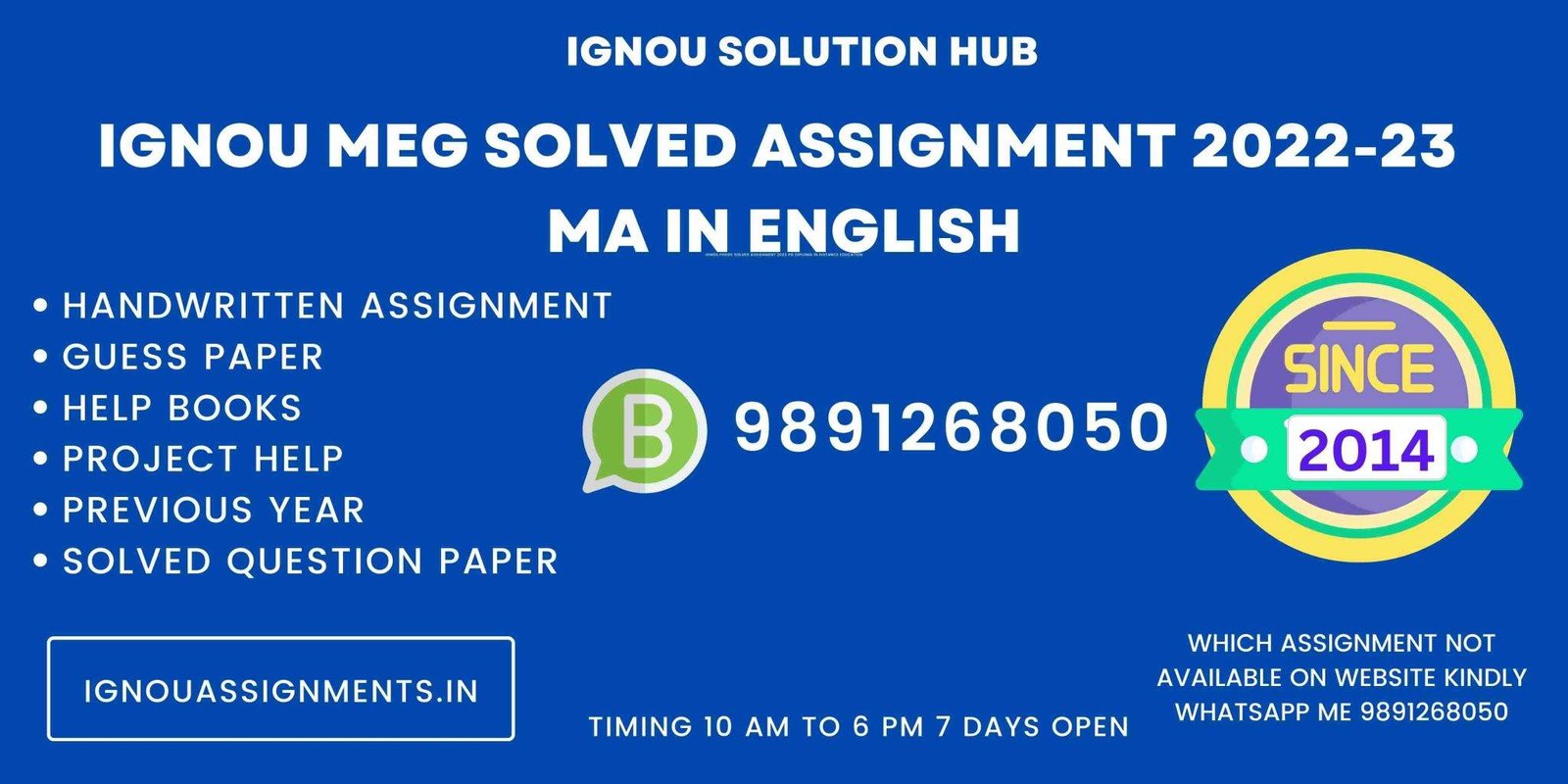 ignou assignment of ma english