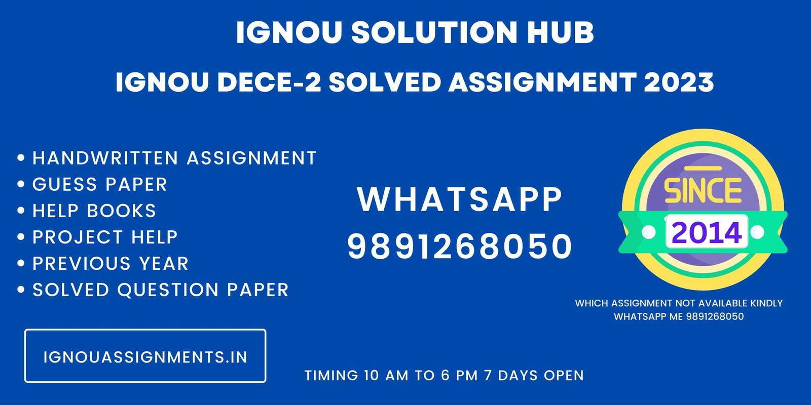 IGNOU DECE-2 Solved assignment 2023