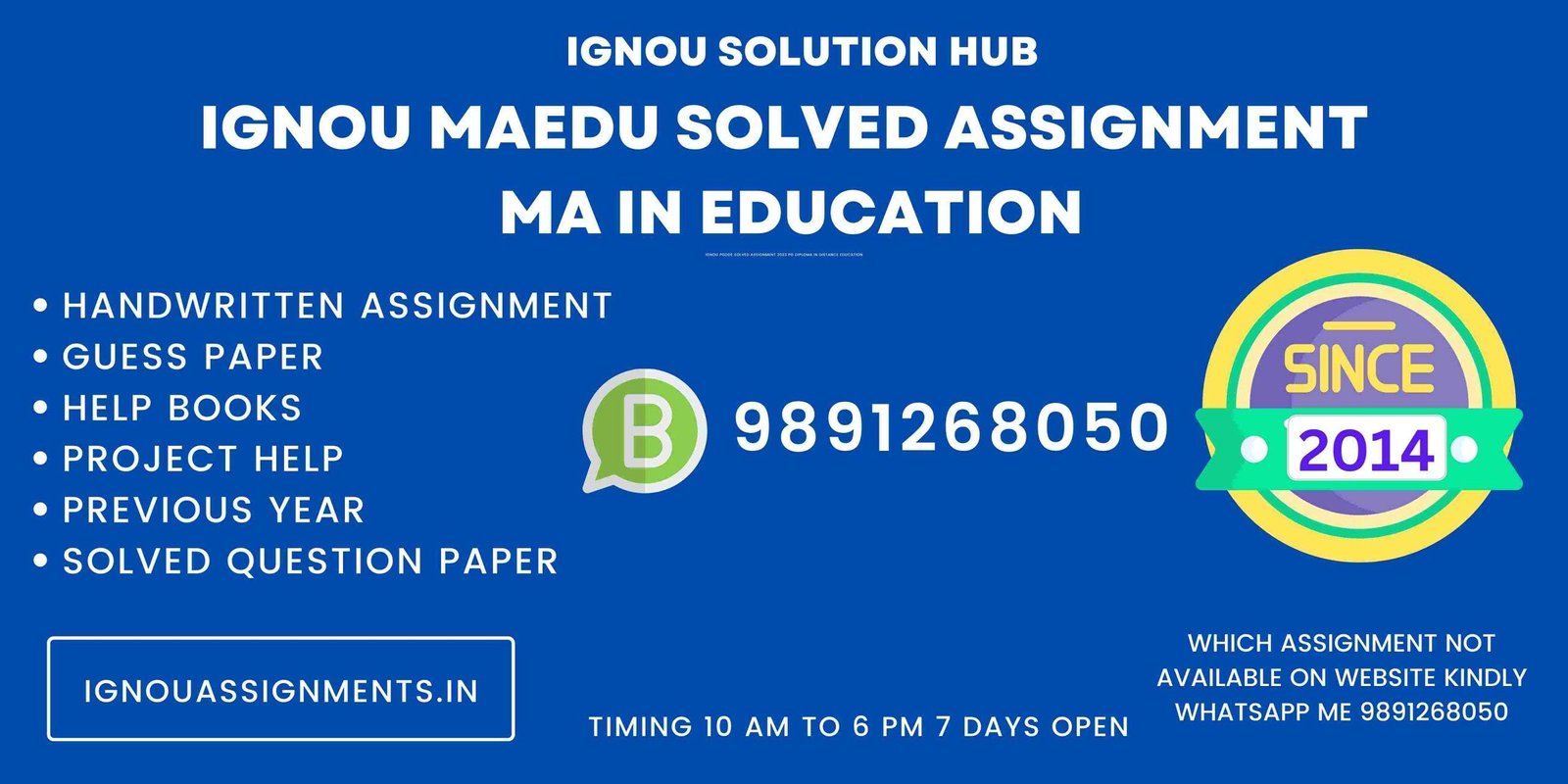 solved assignment for maedu