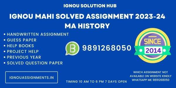 ignou history assignment 2023