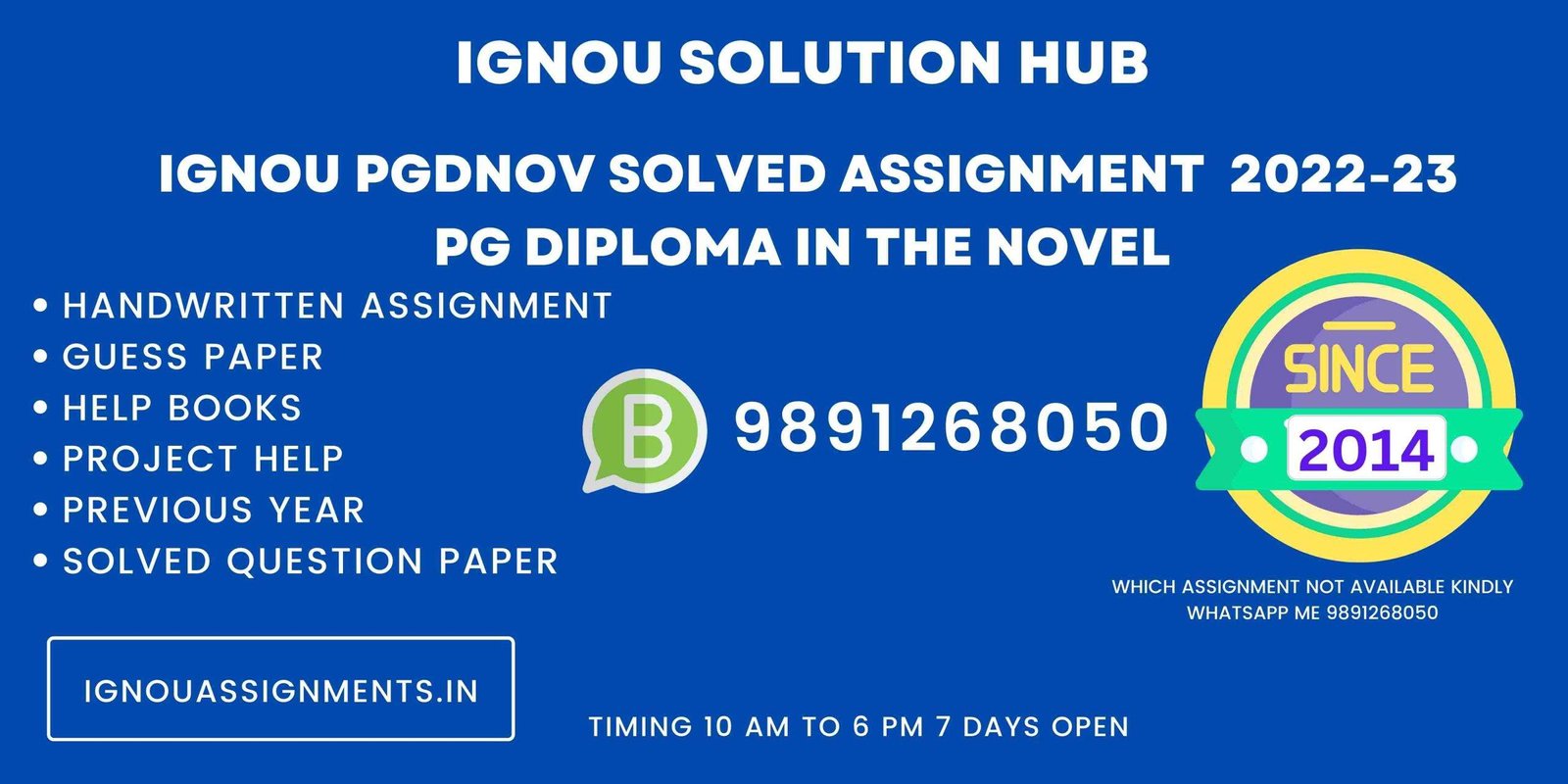 IGNOU PGDNOV Solved Assignment 2022-23 PG Diploma In The Novel