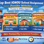 Top Best IGNOU Solved Assignment Provider Websites (Trusted)