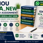 IGNOU BCA_New Solved Assignment January 2026, July 2026