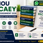 IGNOU BSCAEY Solved Assignment 2026